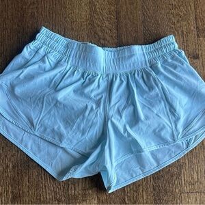 Lululemon Hotty Hot Light Blue Women's Athletic Shorts